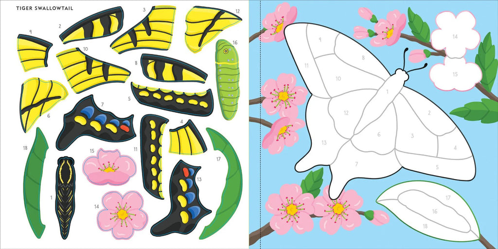 Color By Sticker - Butterflies & Bugs - Mockingbird on Broad