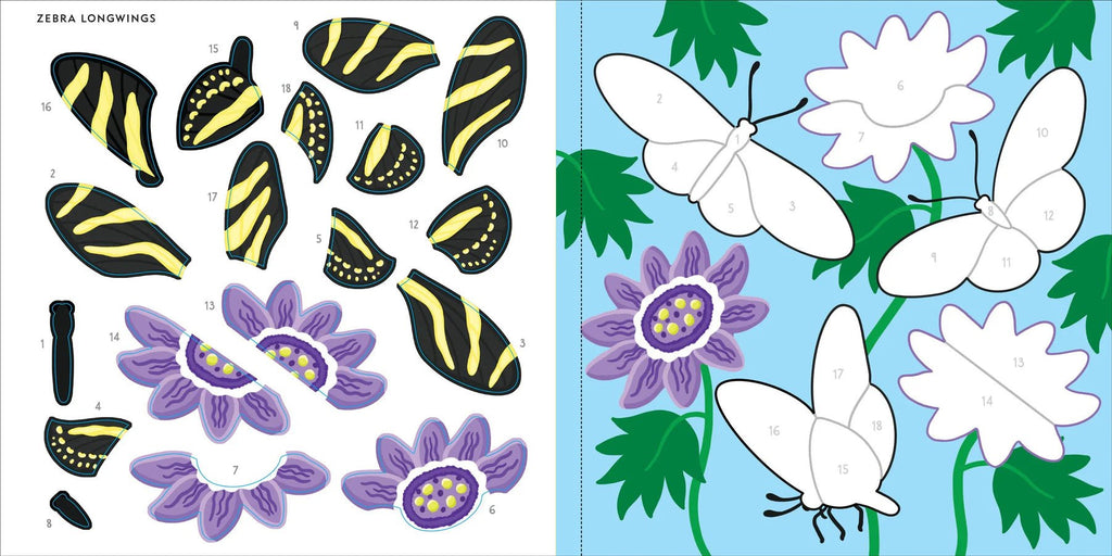 Color By Sticker - Butterflies & Bugs - Mockingbird on Broad