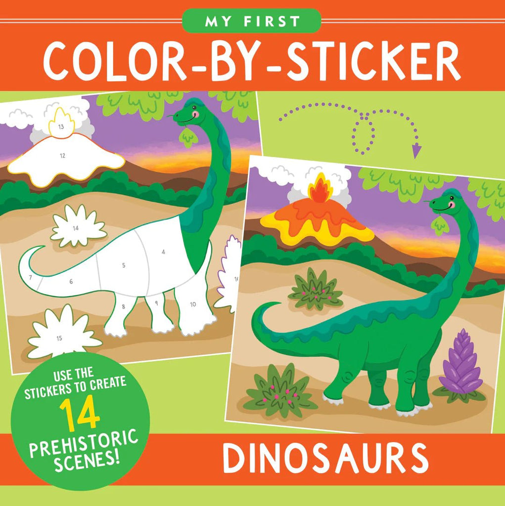 Color By Sticker - Dinosaurs - Mockingbird on Broad