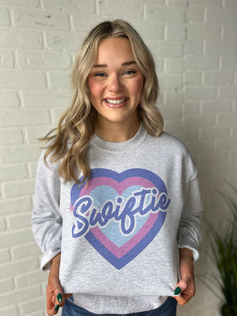 Crewneck Sweatshirt - Swiftie Heart - Mockingbird on Broad