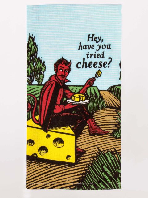 Dish Towel - Have You Tried Cheese? - Mockingbird on Broad