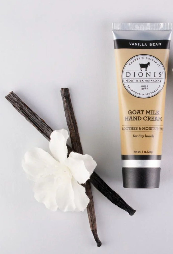 Dionis Goat Milk Hand Cream - Vanilla Bean - Mockingbird on Broad