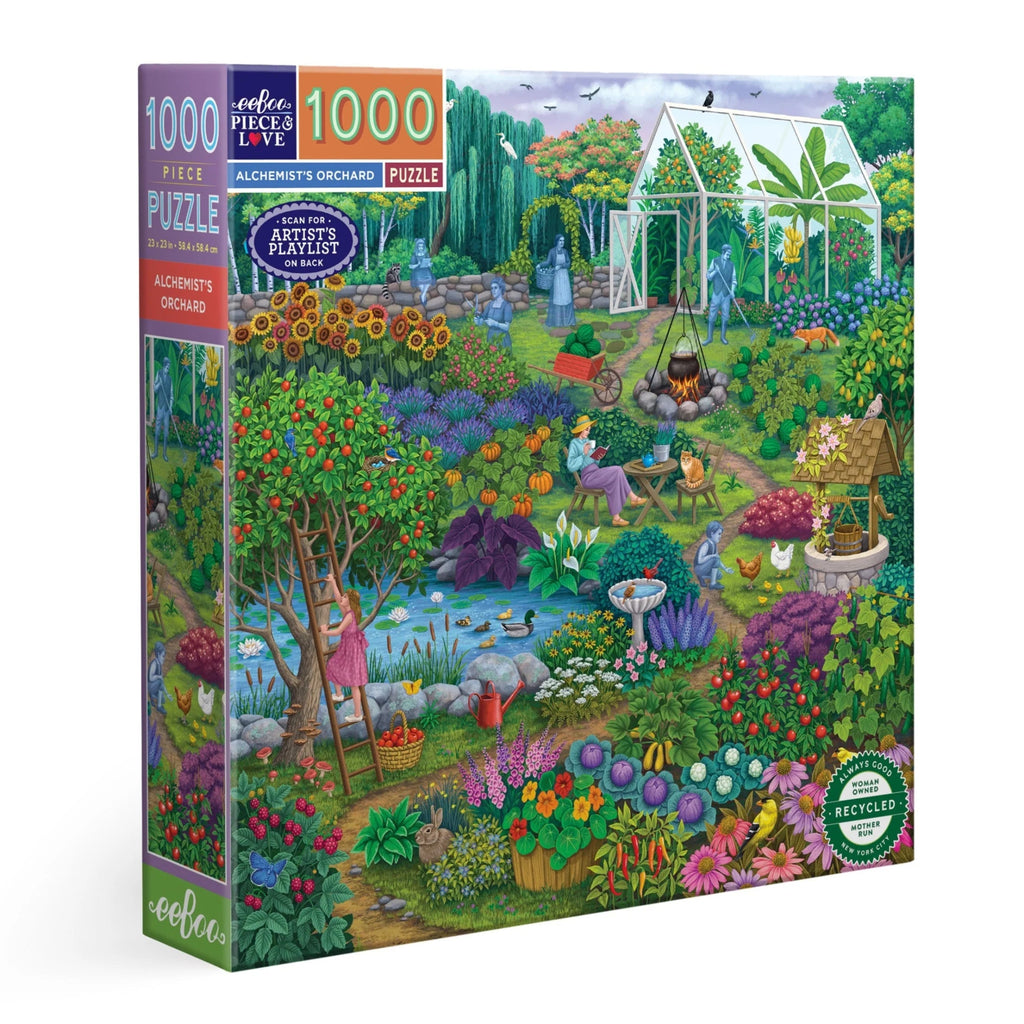 eeboo Puzzle - London Market 1000 Piece Puzzle - Mockingbird on Broad