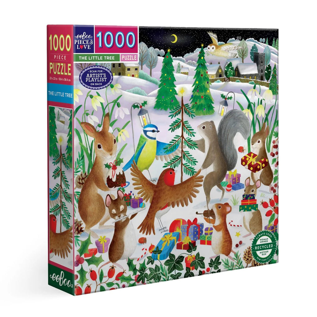 eeboo Puzzle - The Little Tree - 1000 Piece - Mockingbird on Broad