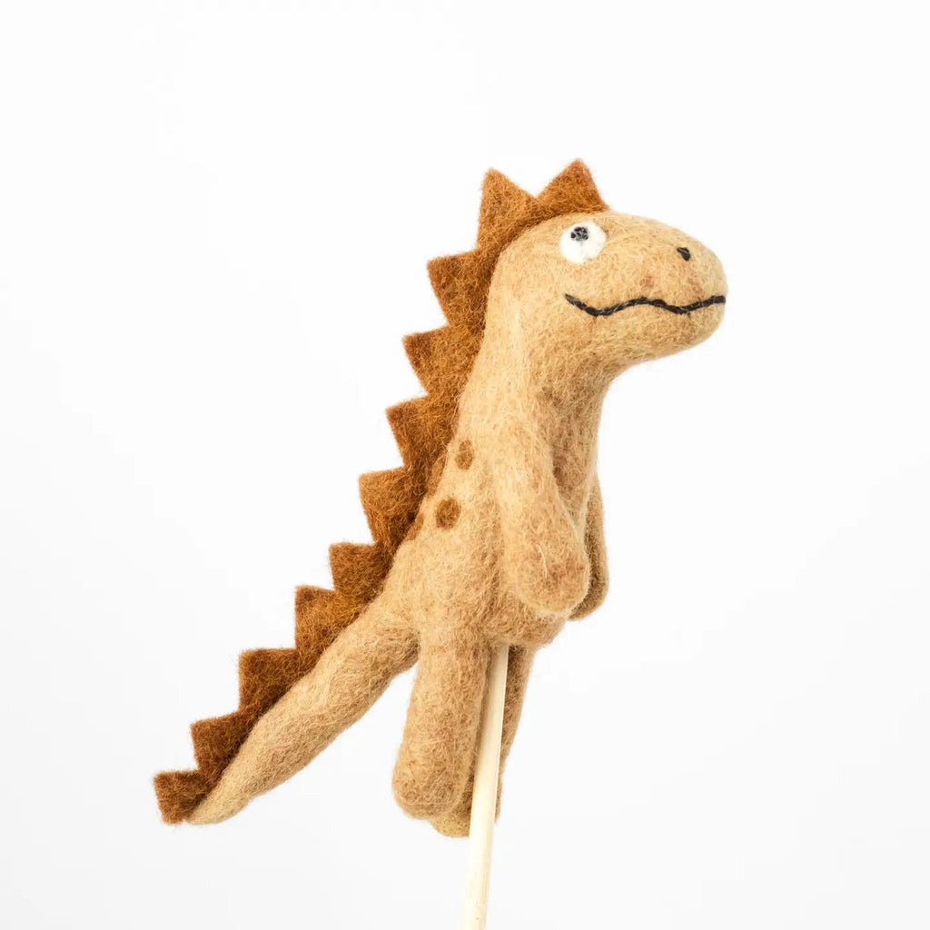 Felt Finger Puppet - Dinosaur - Mockingbird on Broad