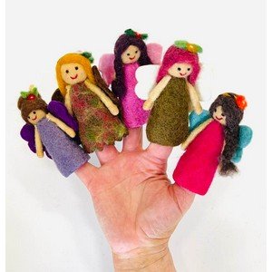 Felt Finger Puppet - Fairy - 5 Styles - Mockingbird on Broad