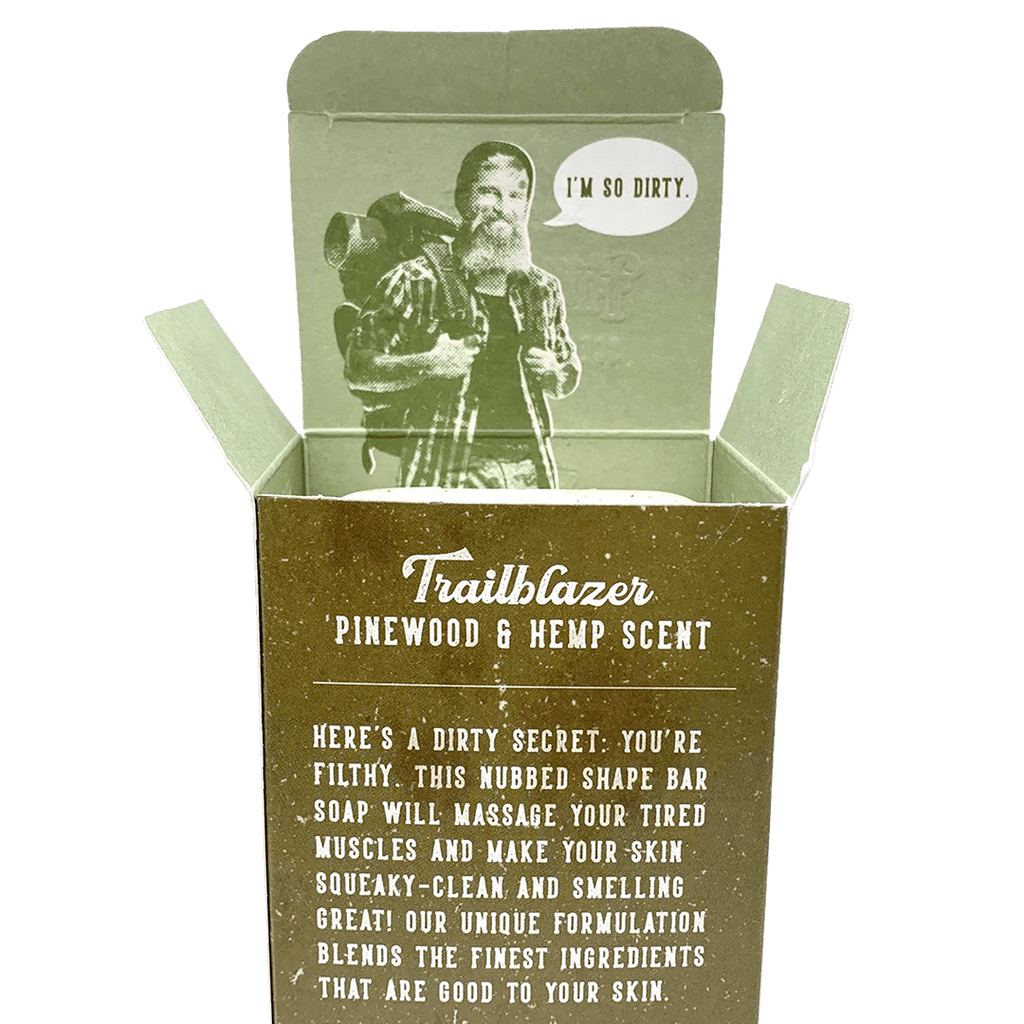 FILTHY MAN Bar Soap - Trailblazer: Pinewood & Hemp - Mockingbird on Broad