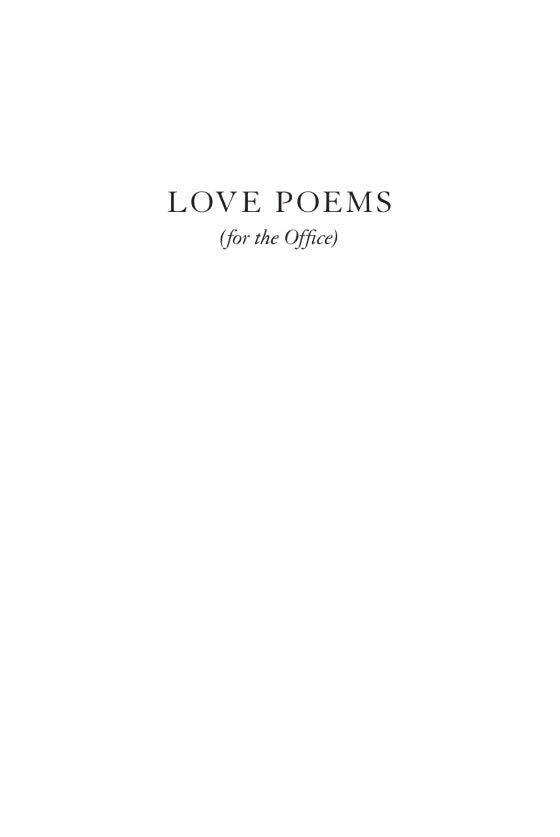 Love Poems for The Office - Mockingbird on Broad