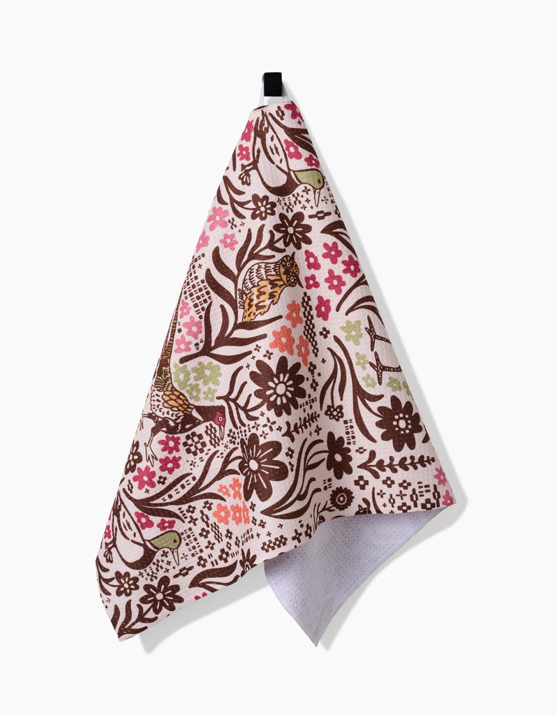 Geometry Kitchen Towel - Fall Fowl - Mockingbird on Broad