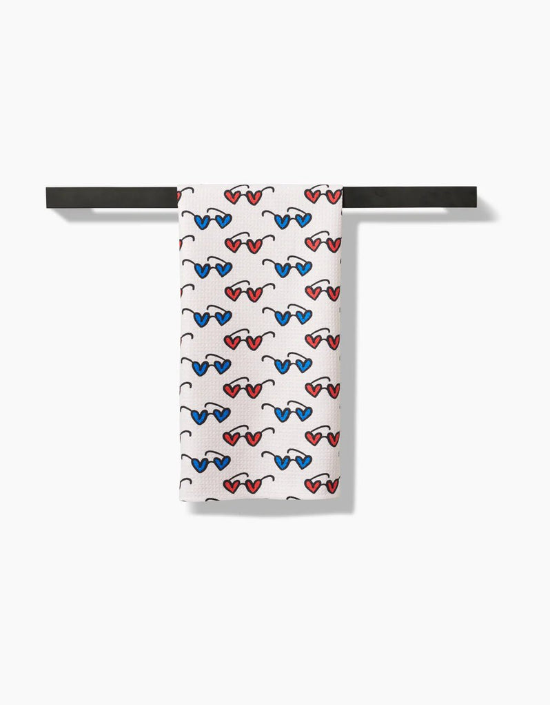 Geometry Kitchen Towel - Summer Sunglasses - Mockingbird on Broad