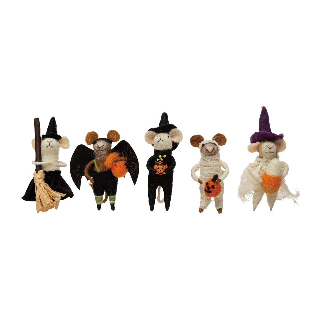 Halloween Felt Mice - Mockingbird on Broad