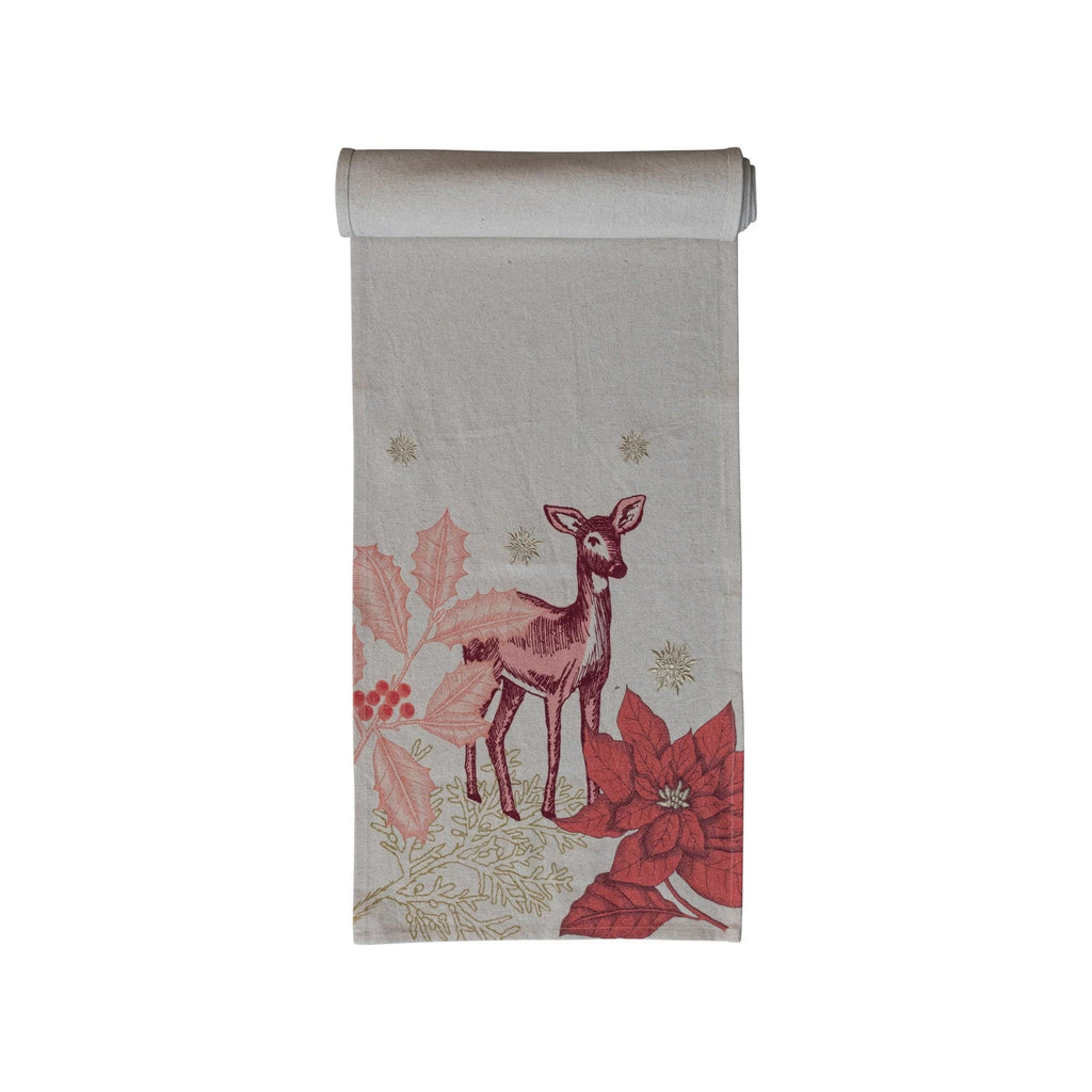 Holiday Table Runner - Fawn - Mockingbird on Broad