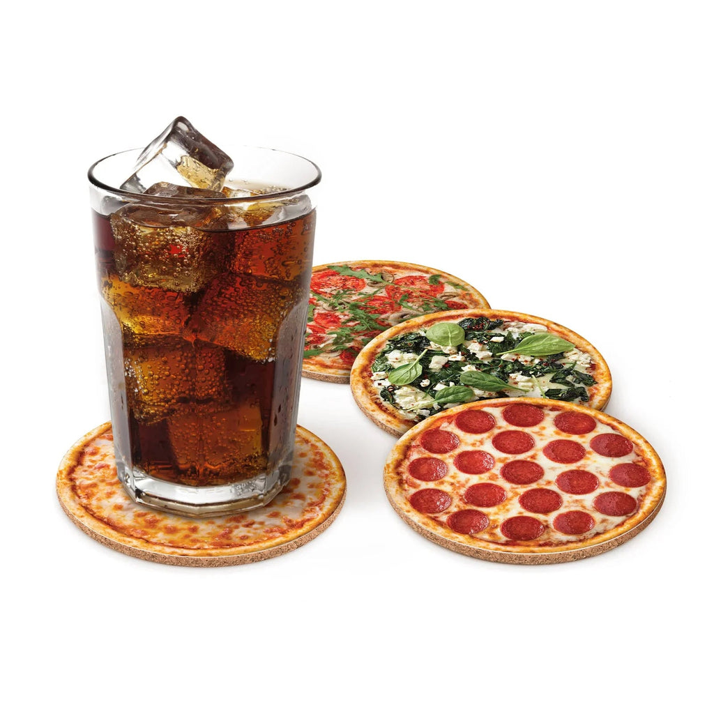 Hot N' Fresh Pizza Coasters - Mockingbird on Broad