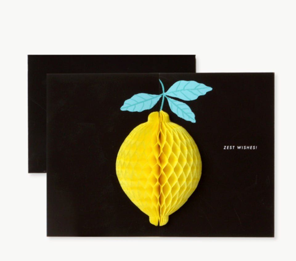 Pop Up Card- Lemon - Mockingbird on Broad