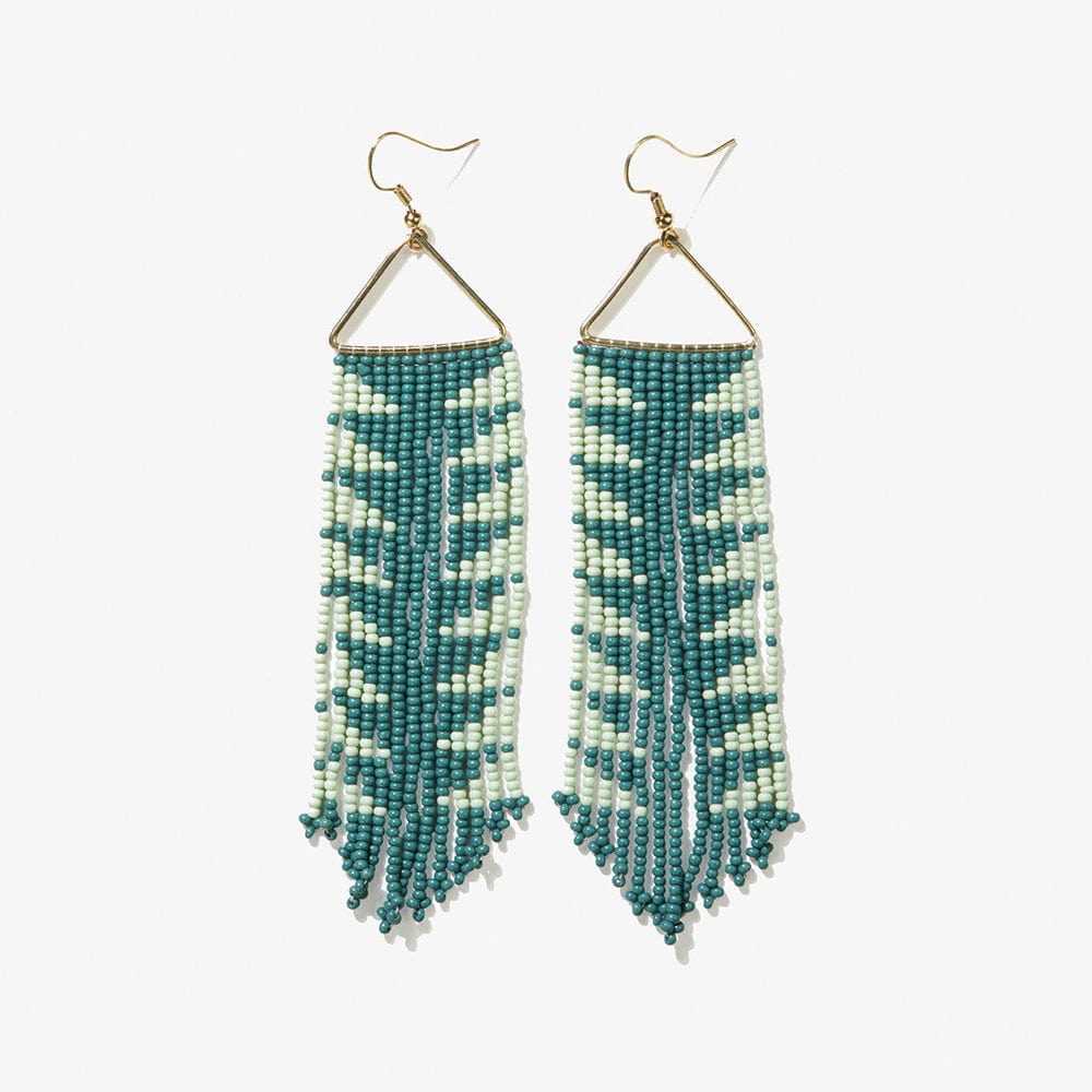 Ink + Alloy Earrings - Emilie - Teal - Mockingbird on Broad