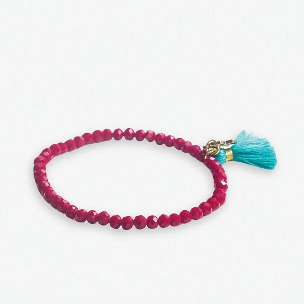 Ink + Alloy Patsy Bracelet - Maroon - Mockingbird on Broad