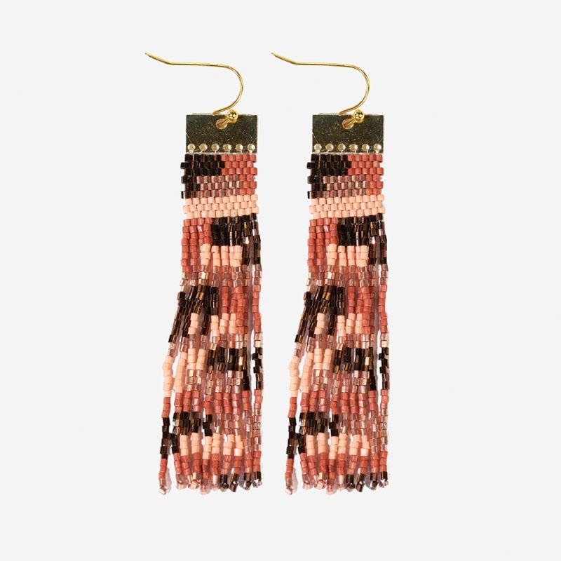 Ink+Alloy Ada Earrings - Apricot - Mockingbird on Broad