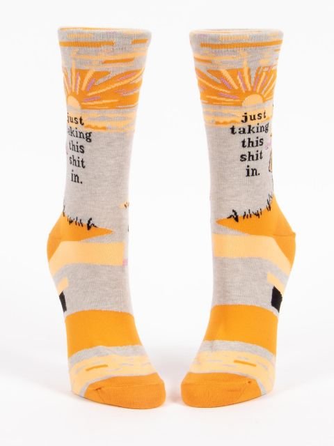 Crew Socks - Taking This Shit In - Mockingbird on Broad