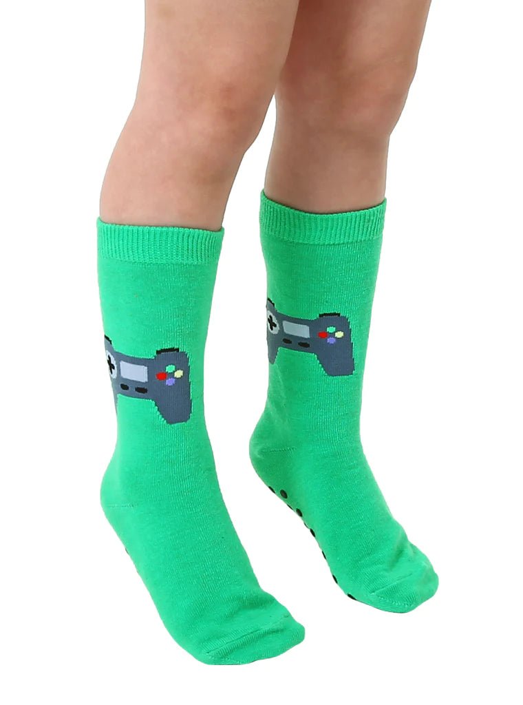 Kids Crew Socks - Gamer Socks - Mockingbird on Broad