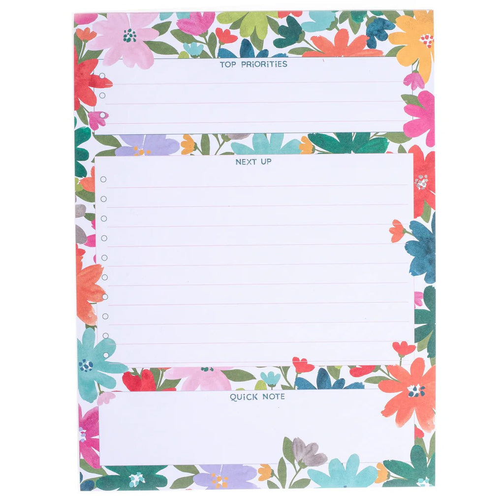 Large Notepad - Floral - Mockingbird on Broad