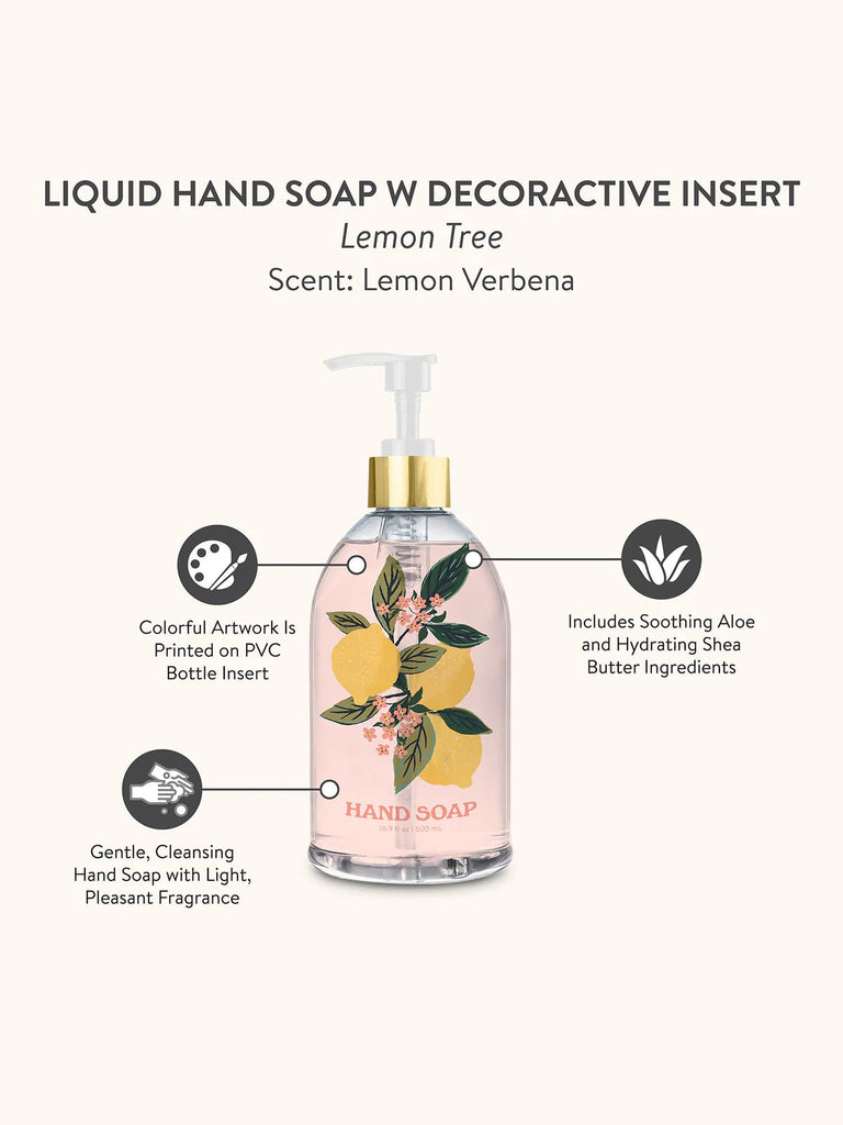 Liquid Hand Soap - Lemon Tree - Mockingbird on Broad
