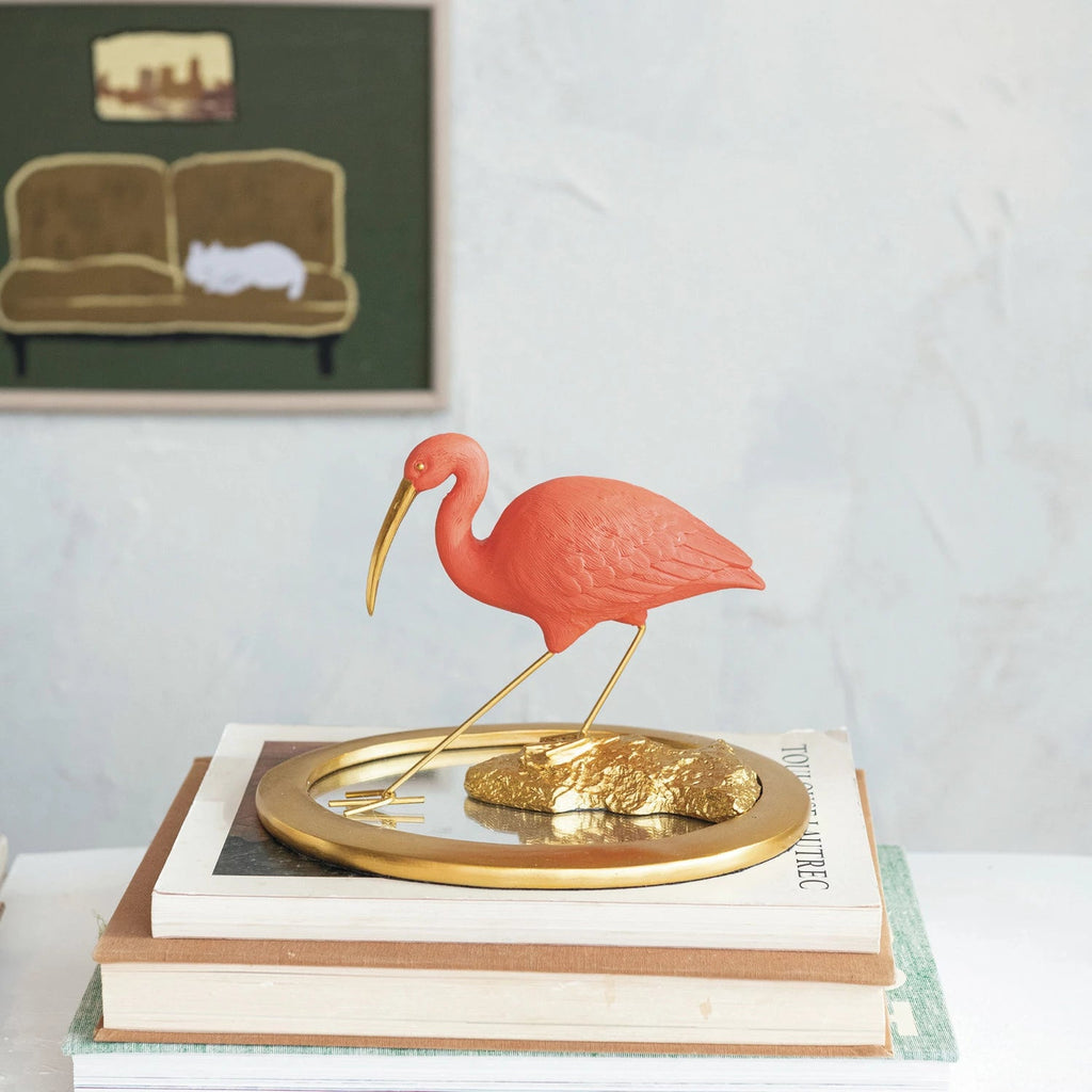 Mirrored Tray - Resin Scarlet Ibis - Mockingbird on Broad