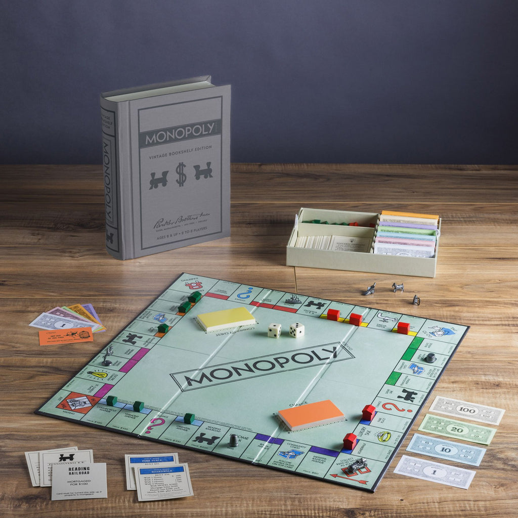 Vintage Bookshelf Games - Monopoly - Mockingbird on Broad