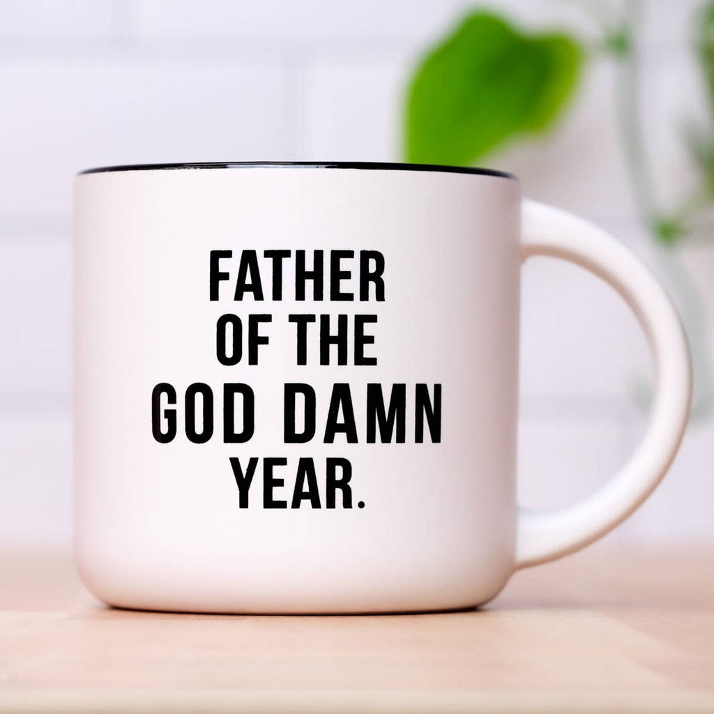 Mug - Father Of The God Damn Year - Mockingbird on Broad