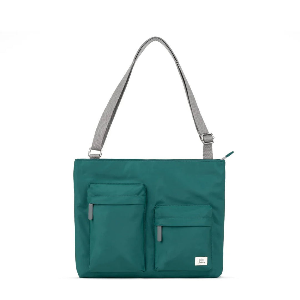 ORI Bags: Moorgate Medium Nylon - Teal - Mockingbird on Broad