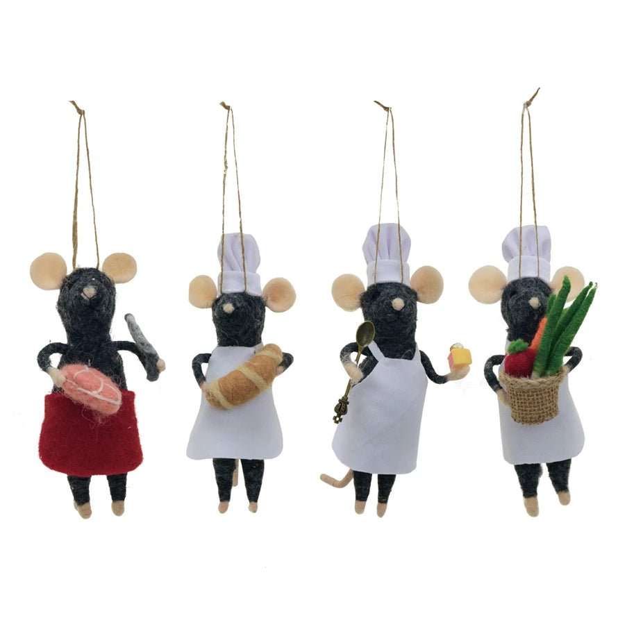 Ornament - Chef Mice - Mockingbird on Broad