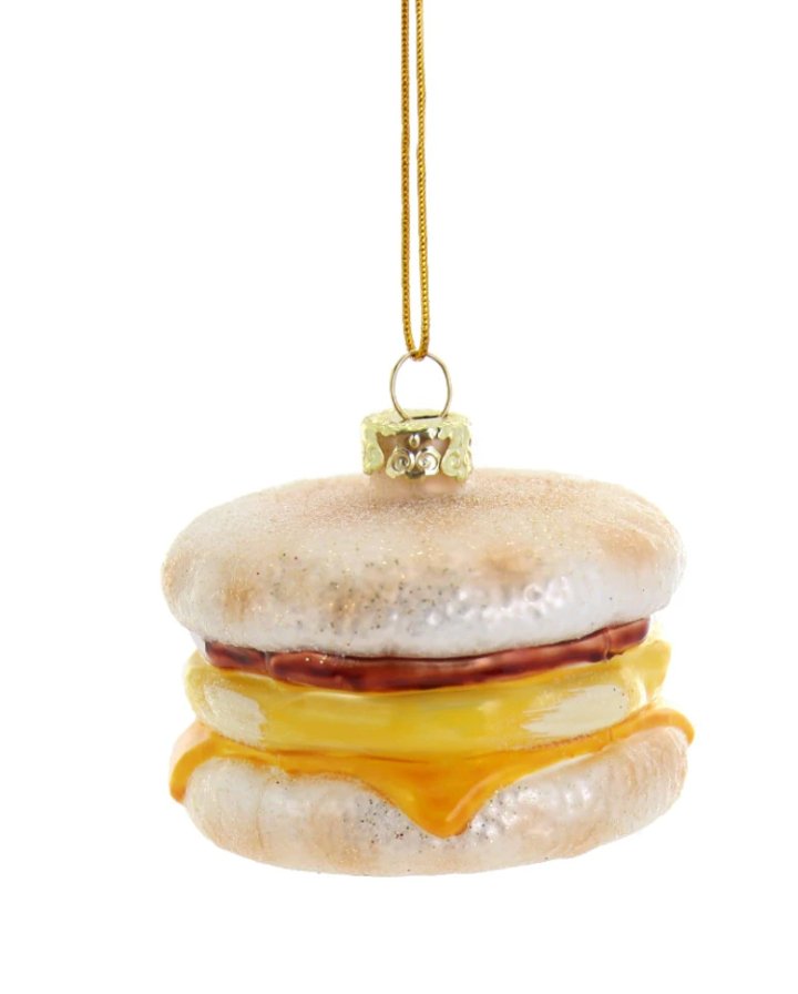 Ornament - Egg McMuffin Sandwhich - Mockingbird on Broad