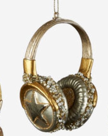 Ornament - Fancy Headphones - Mockingbird on Broad