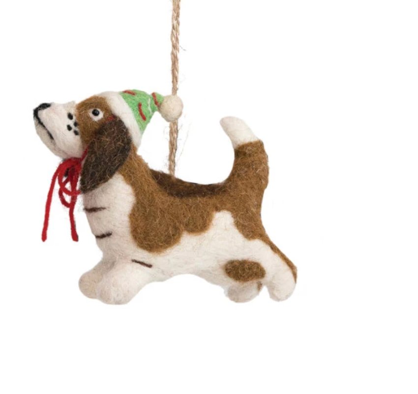 Ornament - Felt Dogs - Mockingbird on Broad