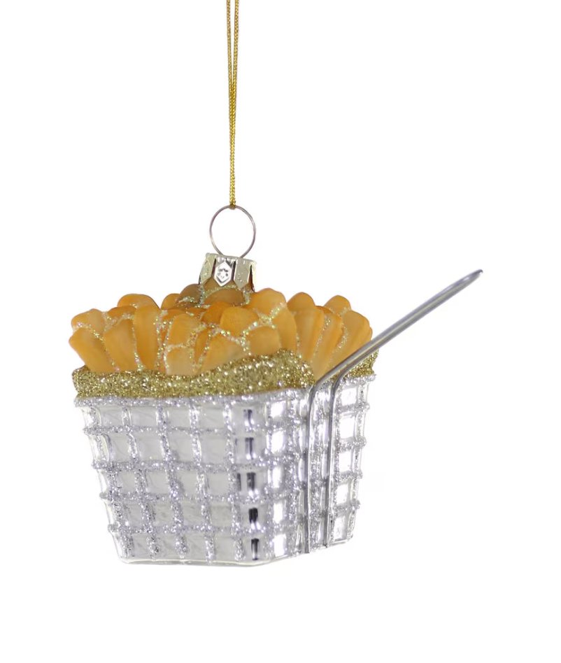 Ornament - Fry Basket - Mockingbird on Broad