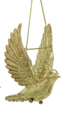 Ornament - Golden Birds - Mockingbird on Broad