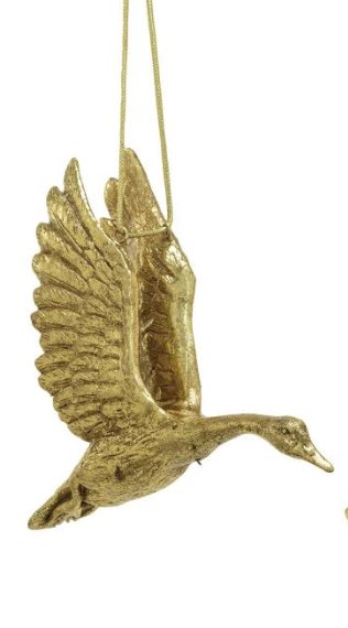 Ornament - Golden Birds - Mockingbird on Broad