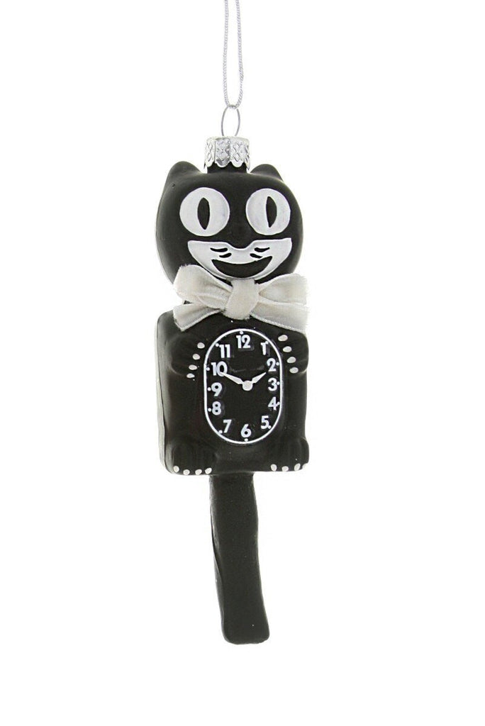 Ornament - Retro Cat Clock - Mockingbird on Broad