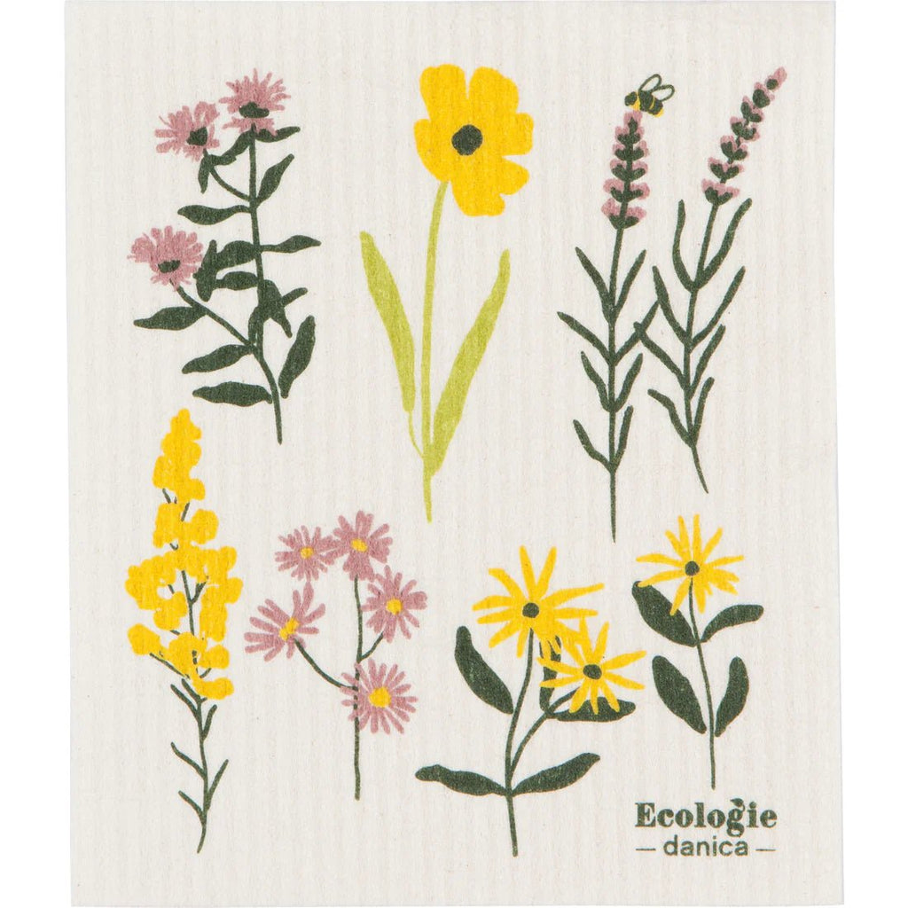 Swedish Sponge Cloth - Bees and Blooms - Mockingbird on Broad