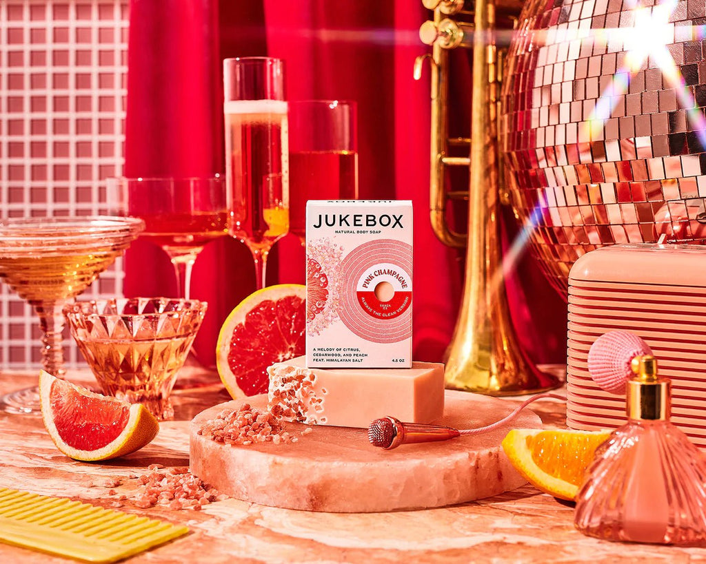 Jukebox Natural Body Soap - Pink Champagne - Mockingbird on Broad