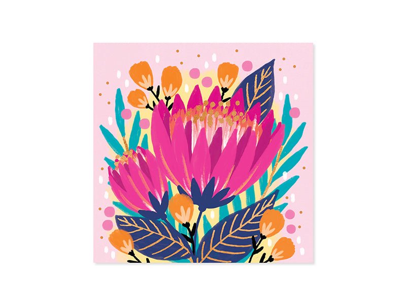 Pop Up Card - Protea - Mockingbird on Broad