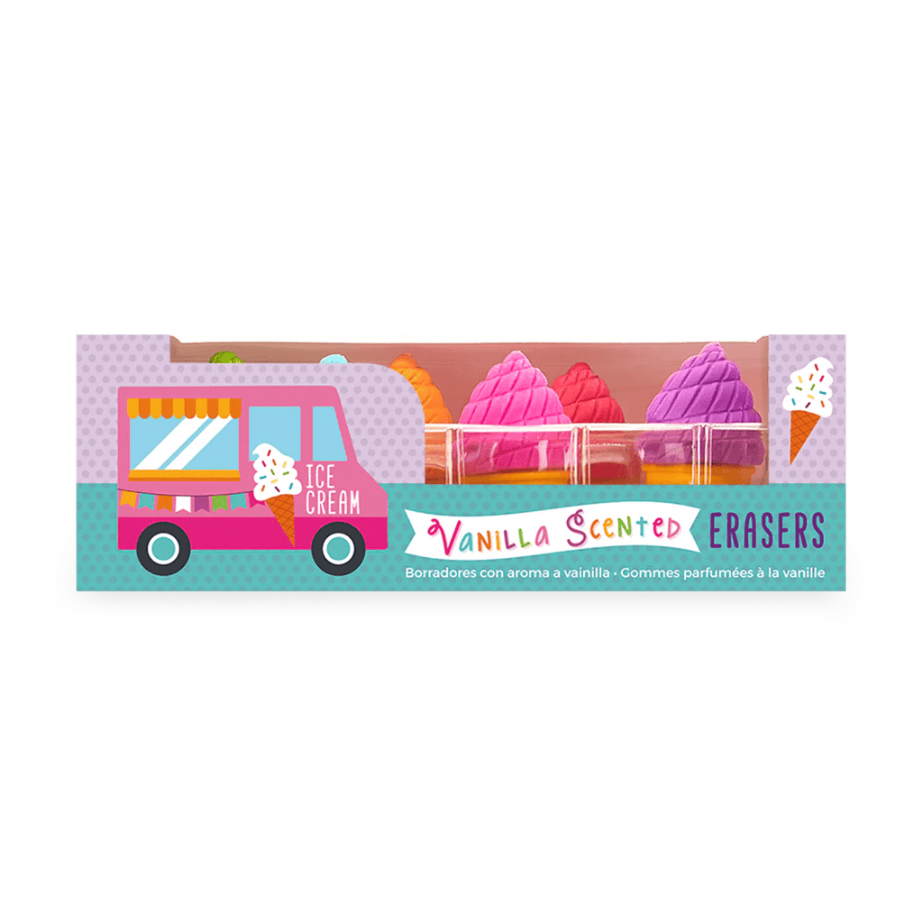 Scented Erasers - Vanilla Ice Cream Cones - Mockingbird on Broad