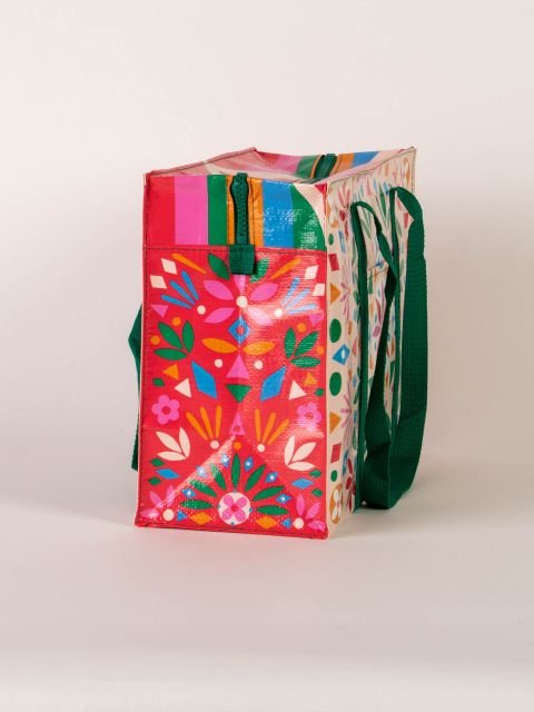 Shoulder Zip Tote - Flower Folk - Mockingbird on Broad