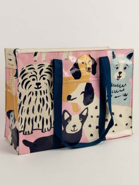 Shoulder Zip Tote - Happy Dogs - Mockingbird on Broad