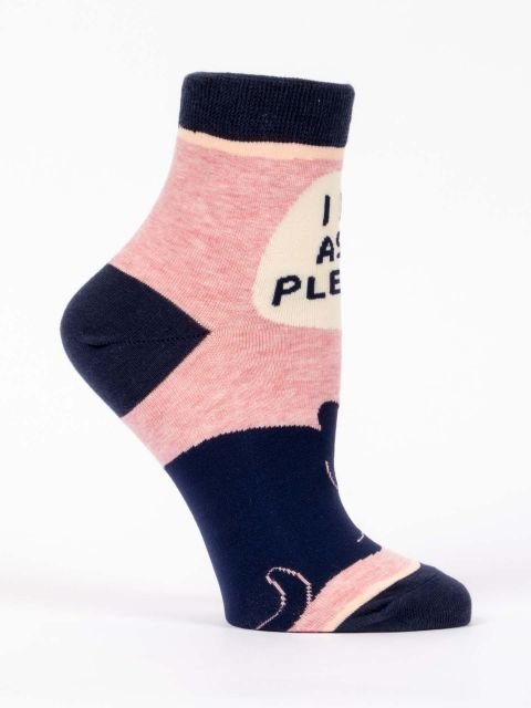 Ankle Socks - I Do As I Please - Mockingbird on Broad
