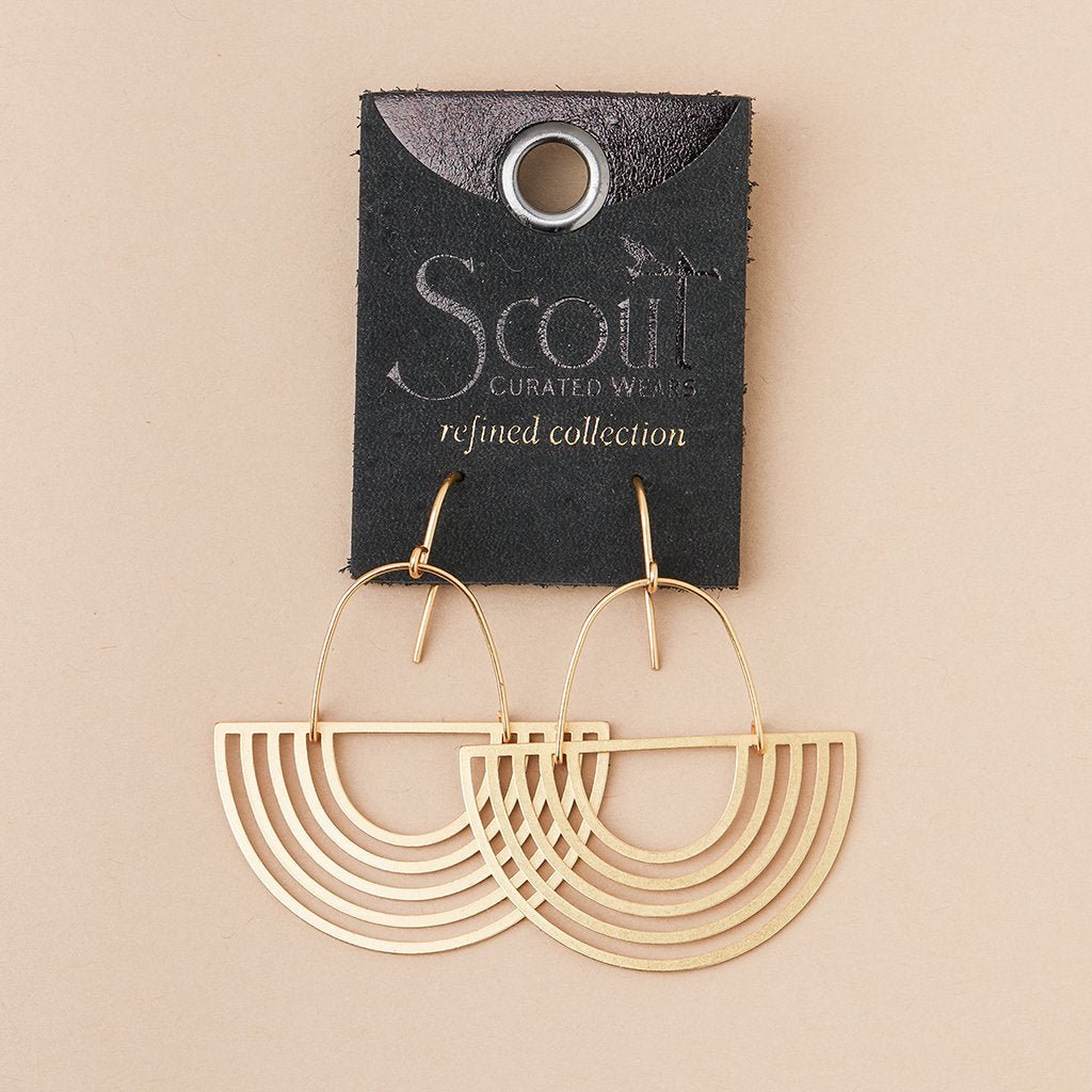 Refined Earring Collection - Solar Ray Earrings - Mockingbird on Broad