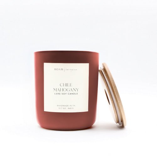 Brighter Days Soy Candle - Chilie Mahogany - Mockingbird on Broad