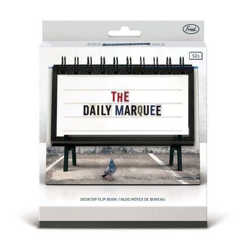 Daily Marquee Desk Flipchart - Mockingbird on Broad