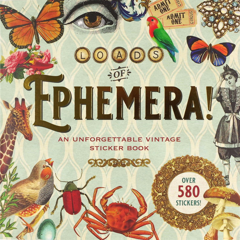 Sticker Book - Loads of Ephemera - Mockingbird on Broad