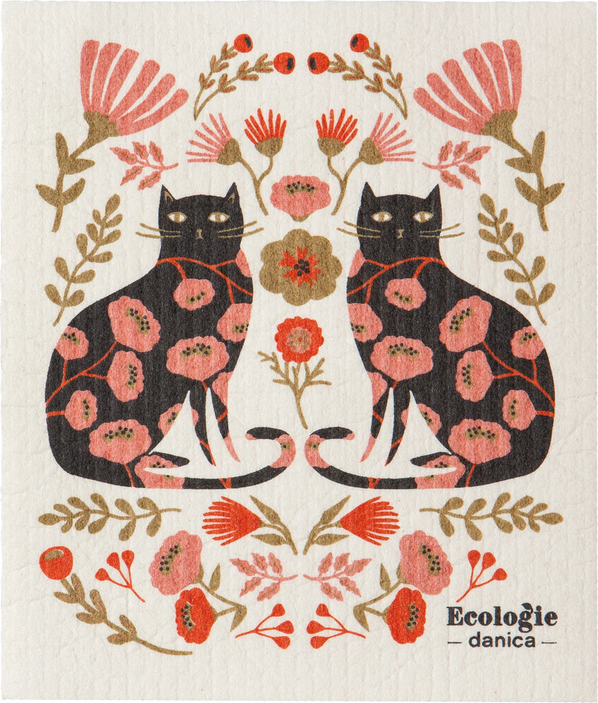 Swedish Sponge Cloth - Catbloom - Mockingbird on Broad