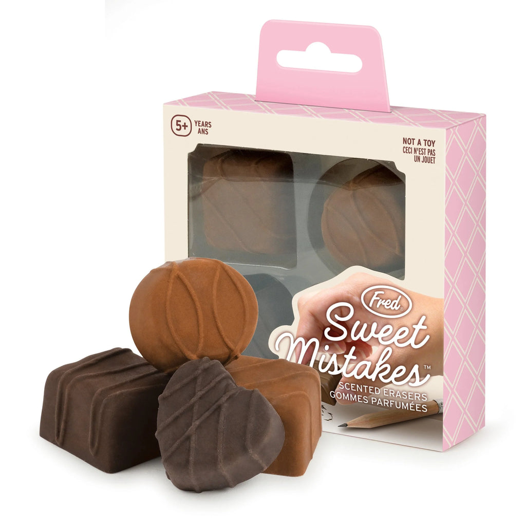 Sweet Mistake Erasers - Boxed Chocolate - Mockingbird on Broad